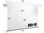 eSmart Germany Akustik-Motor Leinwand MIMOTO 295 x 165 cm (133") 16:9