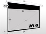 eSmart Germany Tageslicht Motor Leinwand MIMOTO GRAU 221 x 125 cm (100") 16:9