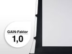 eSmart Germany Tageslicht Tension Leinwand GRAU Glasfaser 332x187 cm (150") 16:9