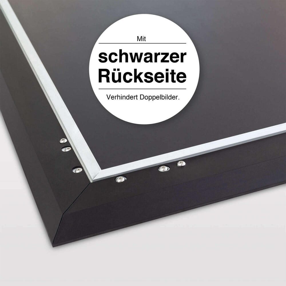 eSmart Expert UKD Tageslicht Rahmen Leinwand 183 cm 72 Zoll GRAU