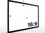 eSmart Professional MIRALE Akustik-Rahmen Leinwand 186 x 105 cm (84") 16:9