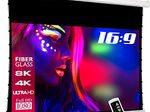 eSmart Professional TATENSO Tageslicht Tension Leinwand Grau 160 x 90 cm (72") 16:9