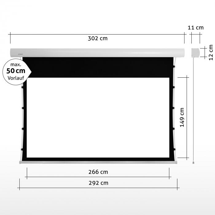 eSmart Expert XTS Tension Leinwand 266 x 149 cm (120") 16:9