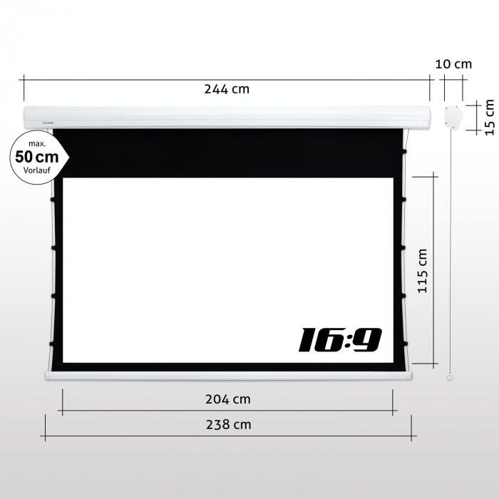 eSmart Expert XTR Tension Leinwand 204 x 115 cm (92") 16:9