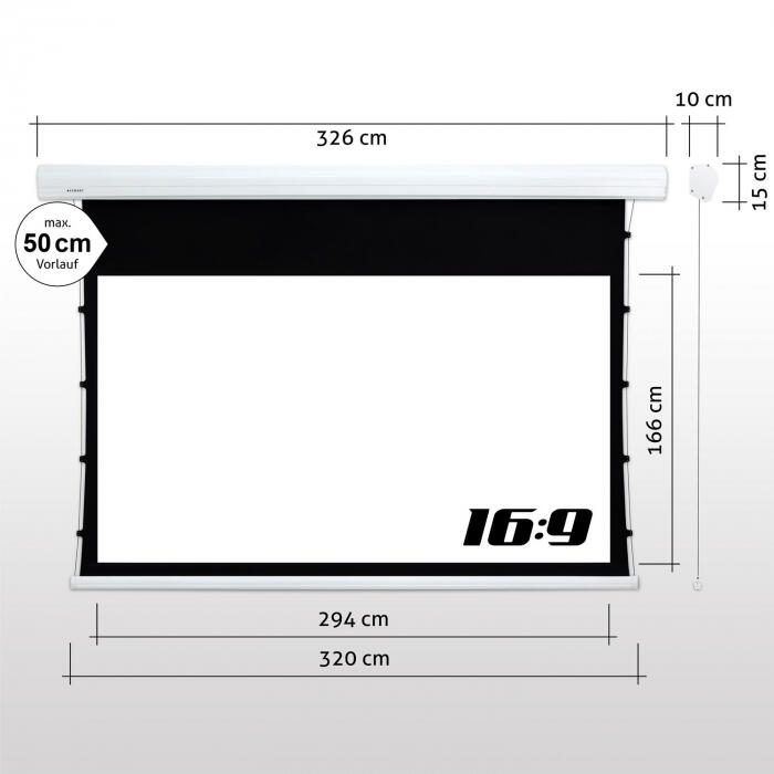 eSmart Expert XTR Tension Leinwand 294 x 166 cm (133") 16:9