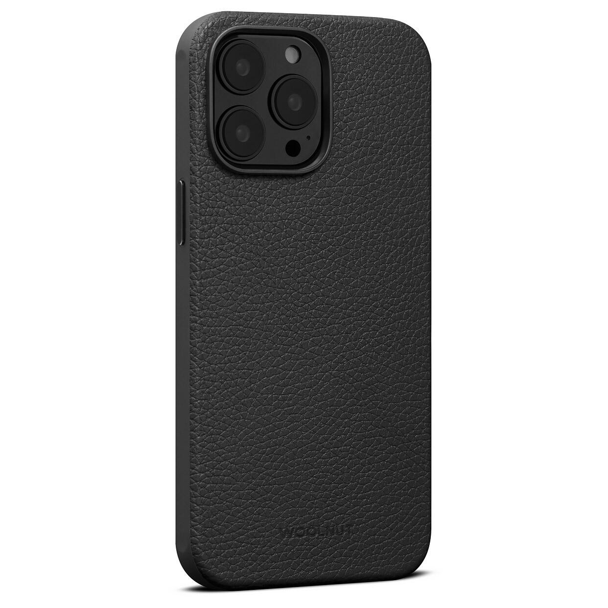 Woolnut Ledercase für iPhone 14 Pro Max, schwarz