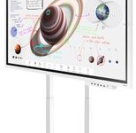 Samsung Flip Pro WM55B Flipchart 138,7 cm 55 Zoll inkl. Neomounts WL55-/AFP-875WH1 motorisierter Standfüße & Tray CY-TF65BBC