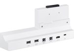 Samsung Flip Pro WM55B Flipchart 138,7 cm 55 Zoll inkl. Peerless SR560 rotierbarer Rollwagen & Tray CY-TF65BBC