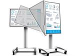 Samsung Flip Pro WM65B Flipchart 165 cm 65 Zoll inkl. Peerless SR560 rotierbarer Rollwagen & Tray CY-TF65BBC