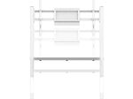 Samsung Flip Pro WM75B Flipchart 190,5 cm 75 Zoll + Neomounts FL50-525WH1 Move Go Rollwagen höhenverstellbar