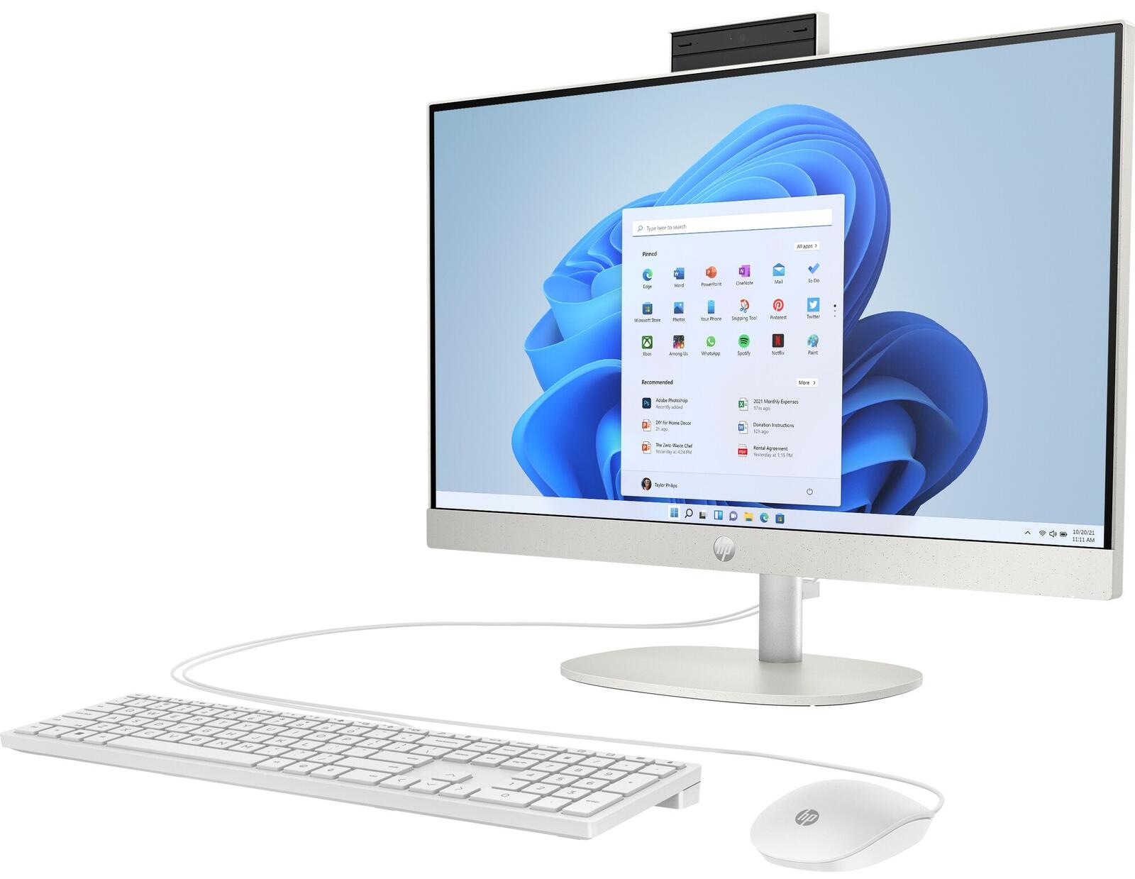 HP 24-cr0002ng AiO-PC 60,5 cm (23,8 Zoll) AMD Ryzen™ 5 7520U